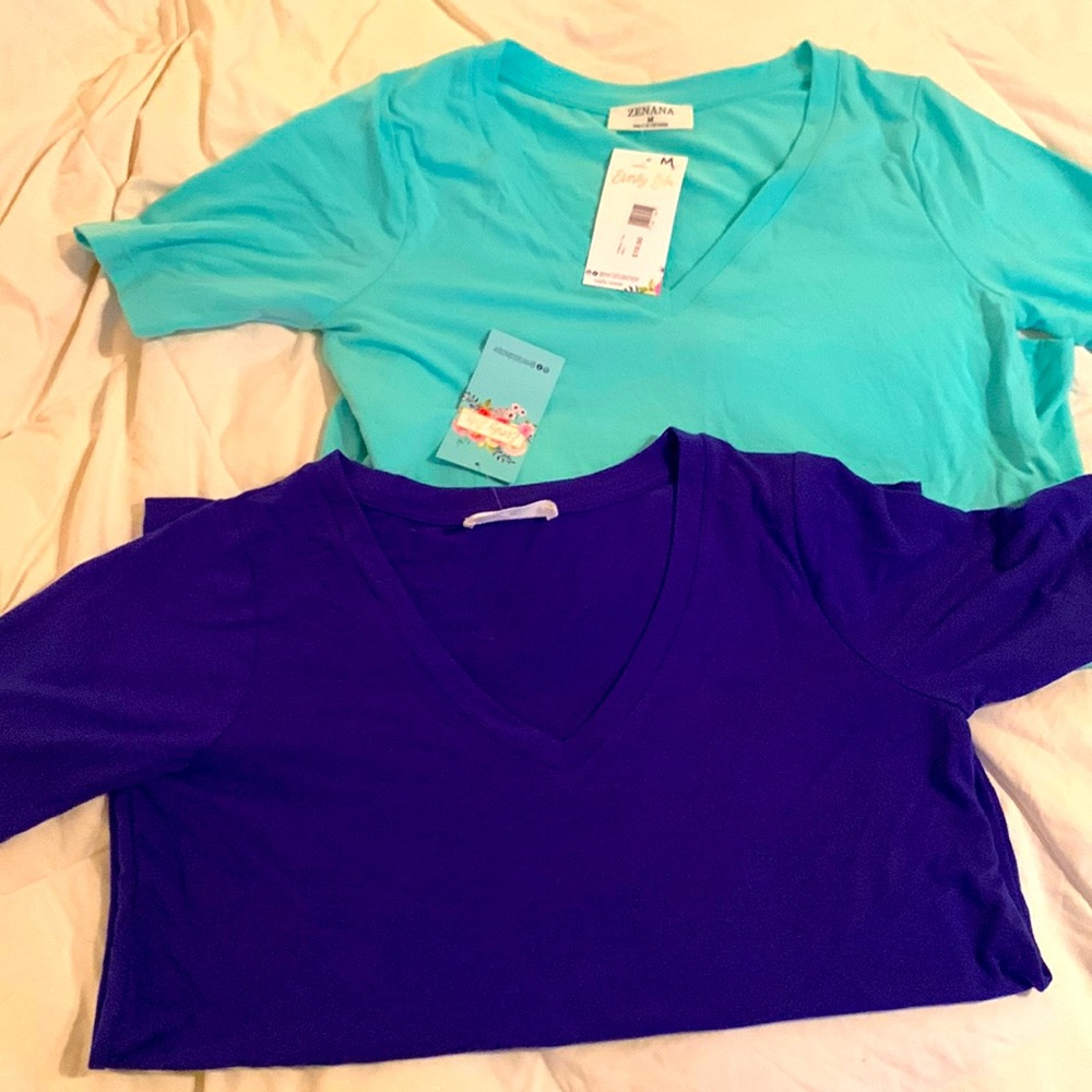 Two New with Tags super soft Tee’s